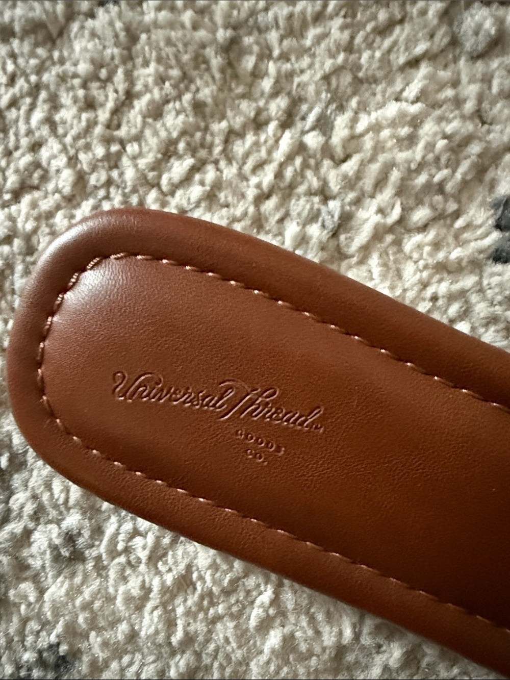 Universal Thread Brown Braided Slide Sandals - Picture 2 of 3